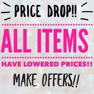 ALL PRICES DROPPED!! I’ll consider all offers and bundle deals!!